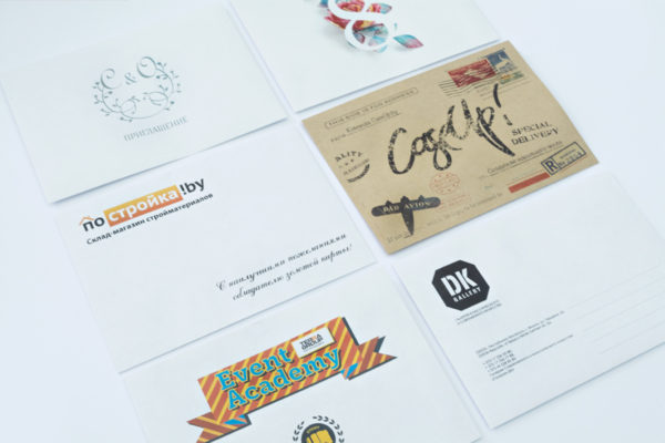 печать конвертов с лого